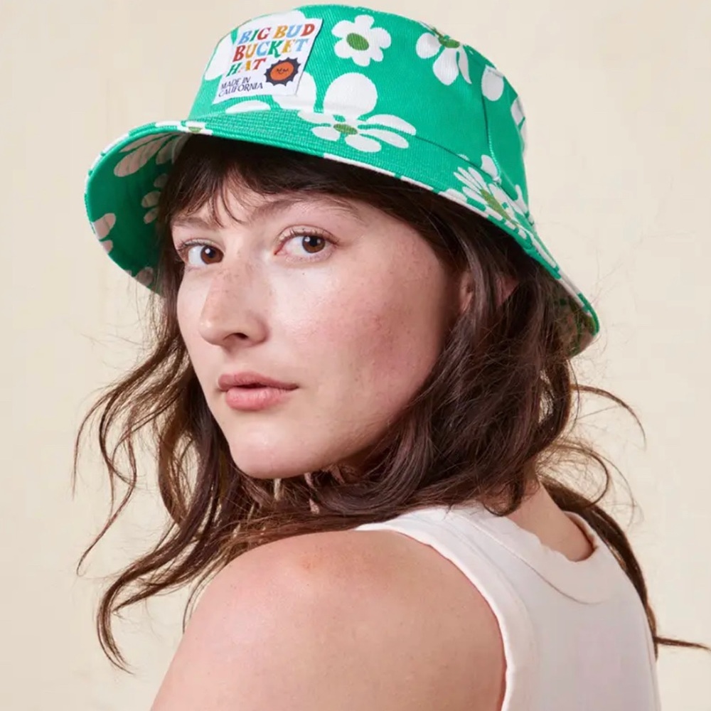 Big Bud Press Bucket Hat Limited Edition Lazy Daisy